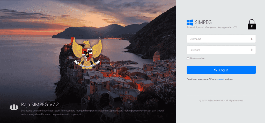 aplikasi simpeg berbasis web